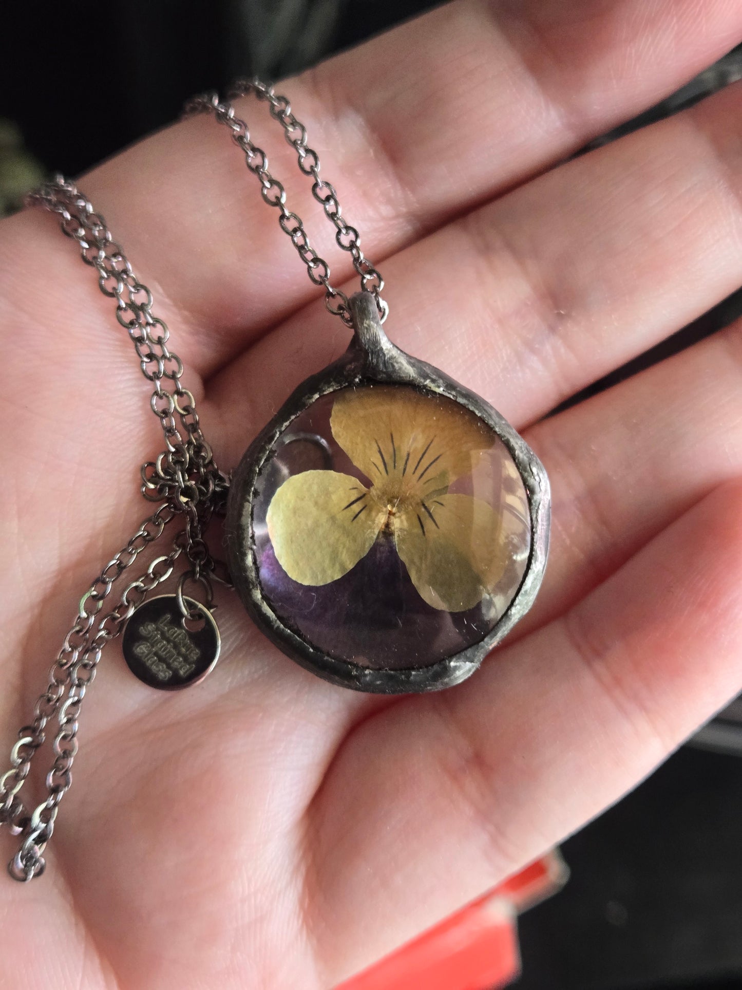 Made-To-Order Pansy Necklace
