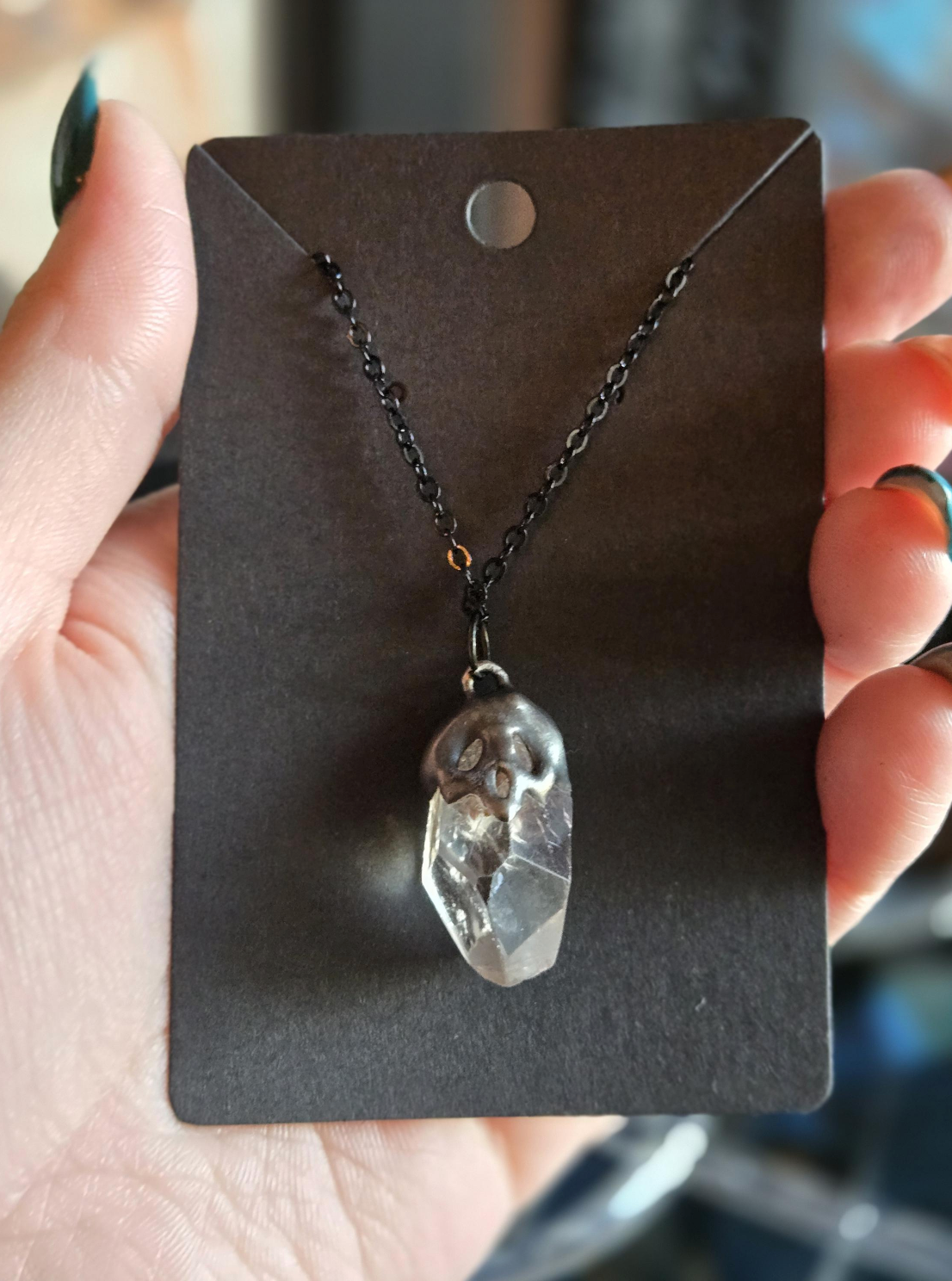 Crystal Filgree Pendant