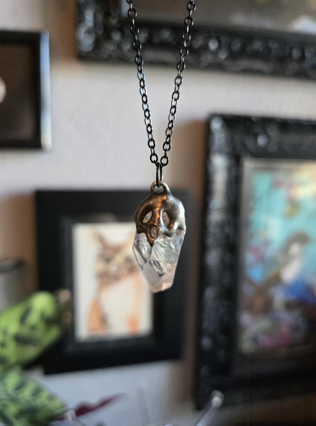 Crystal Filgree Pendant